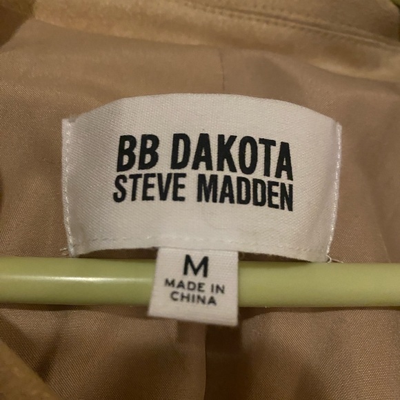 Faux suede moto biker jacket - Picture 4 of 6